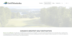 Desktop Screenshot of golfmuskoka.com