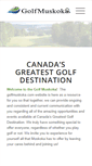 Mobile Screenshot of golfmuskoka.com